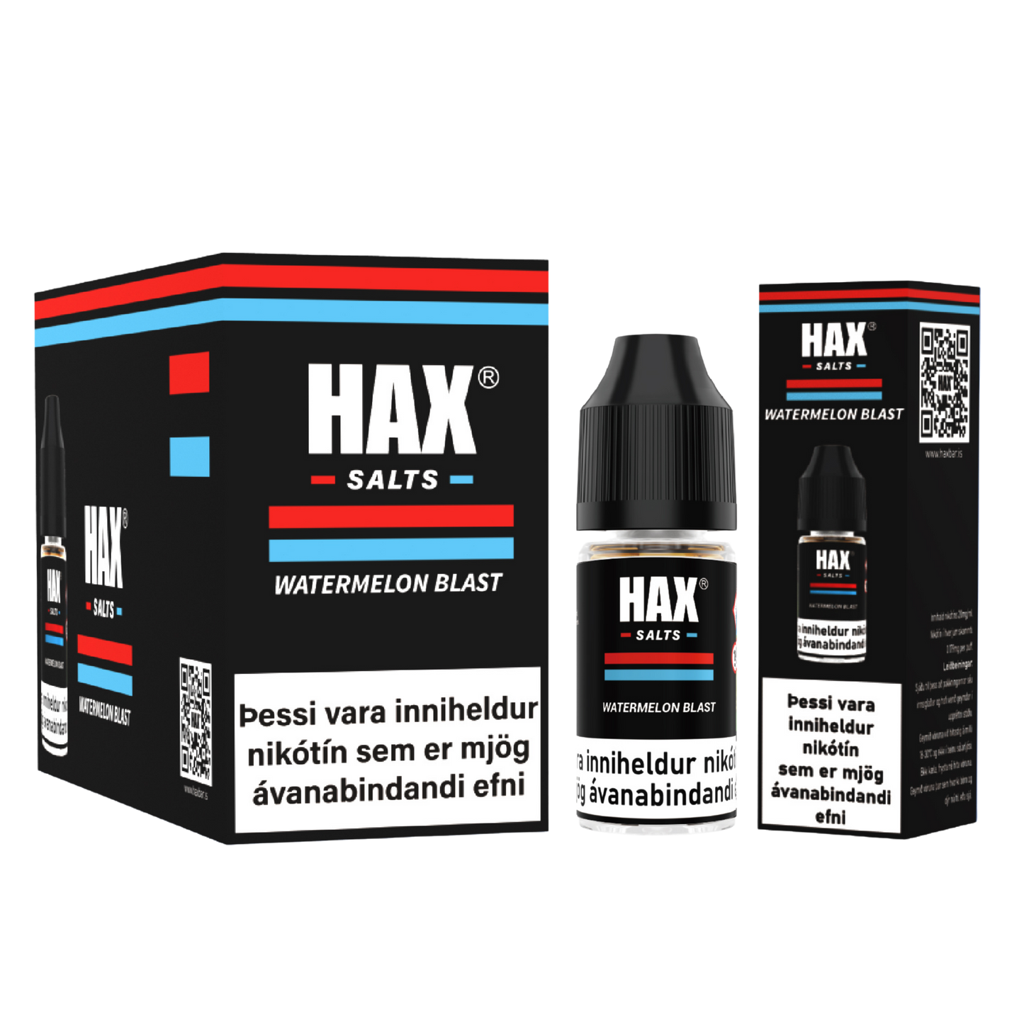 Watermelon Blast - HAX 10ML Vökvi – vape vökvi vöru mynd