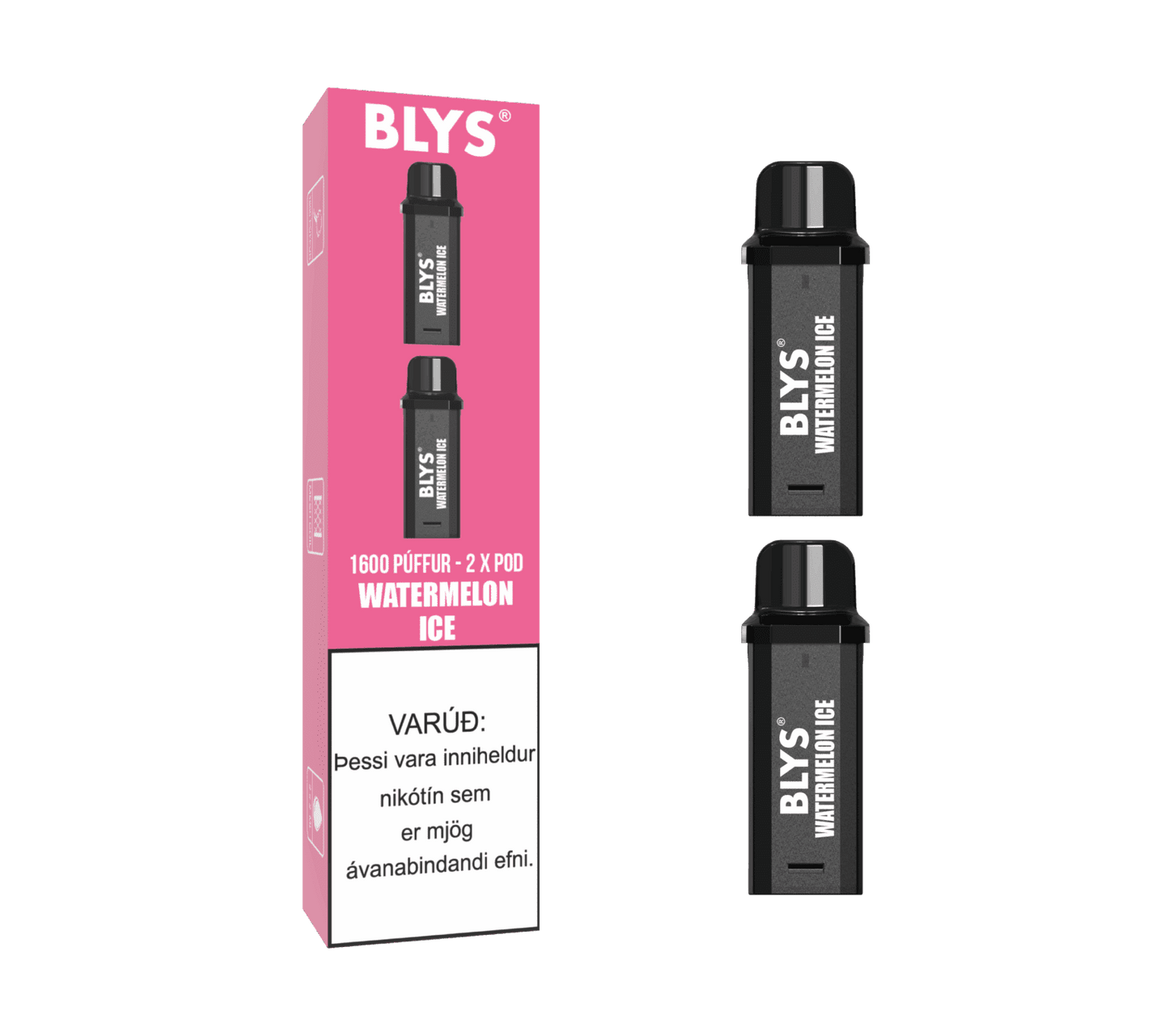 Blys 2x Áfylling Watermelon ICE – vape vökvi vöru mynd