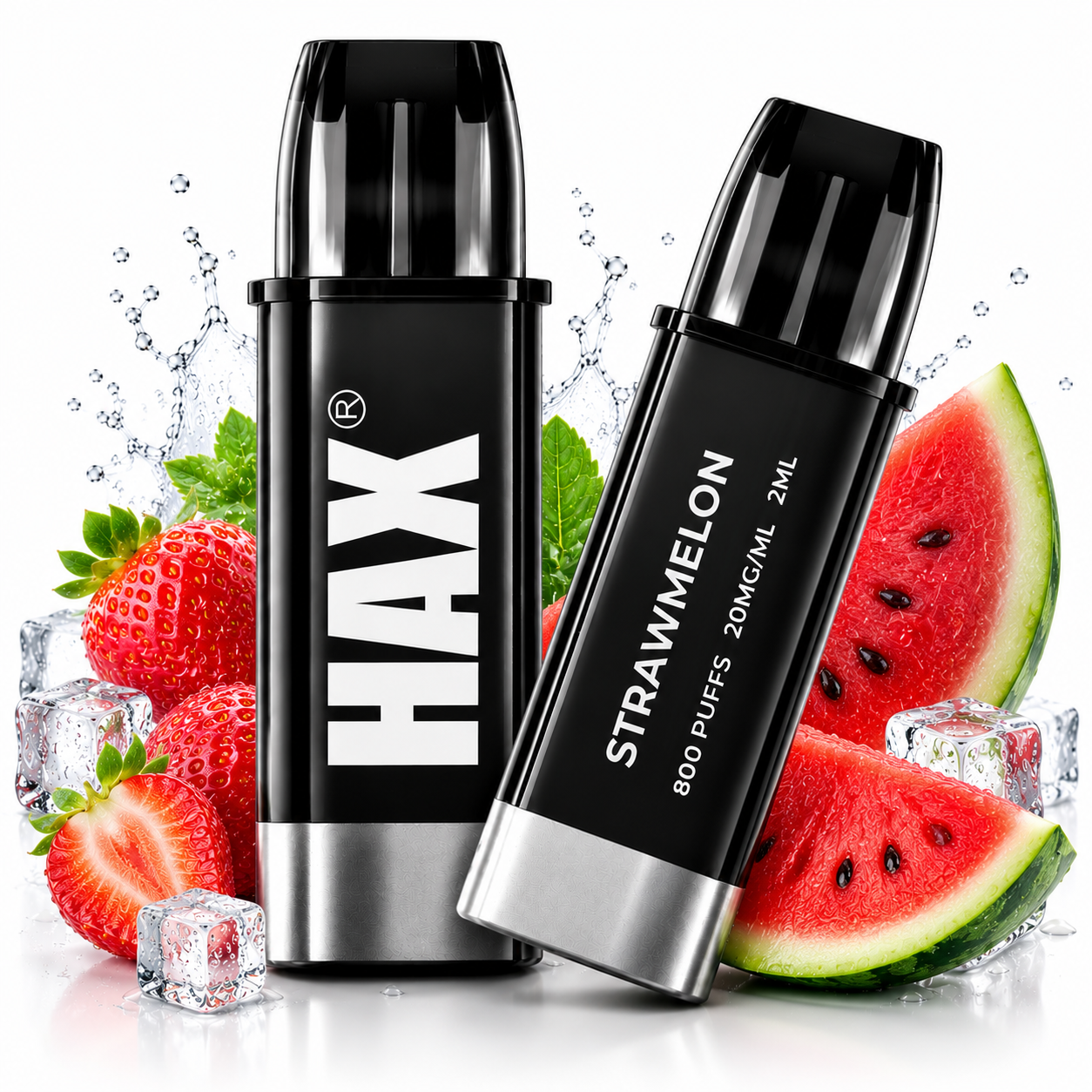 STRAWMELON CB800 PUFFS (2X ÁFYLLINGAR)