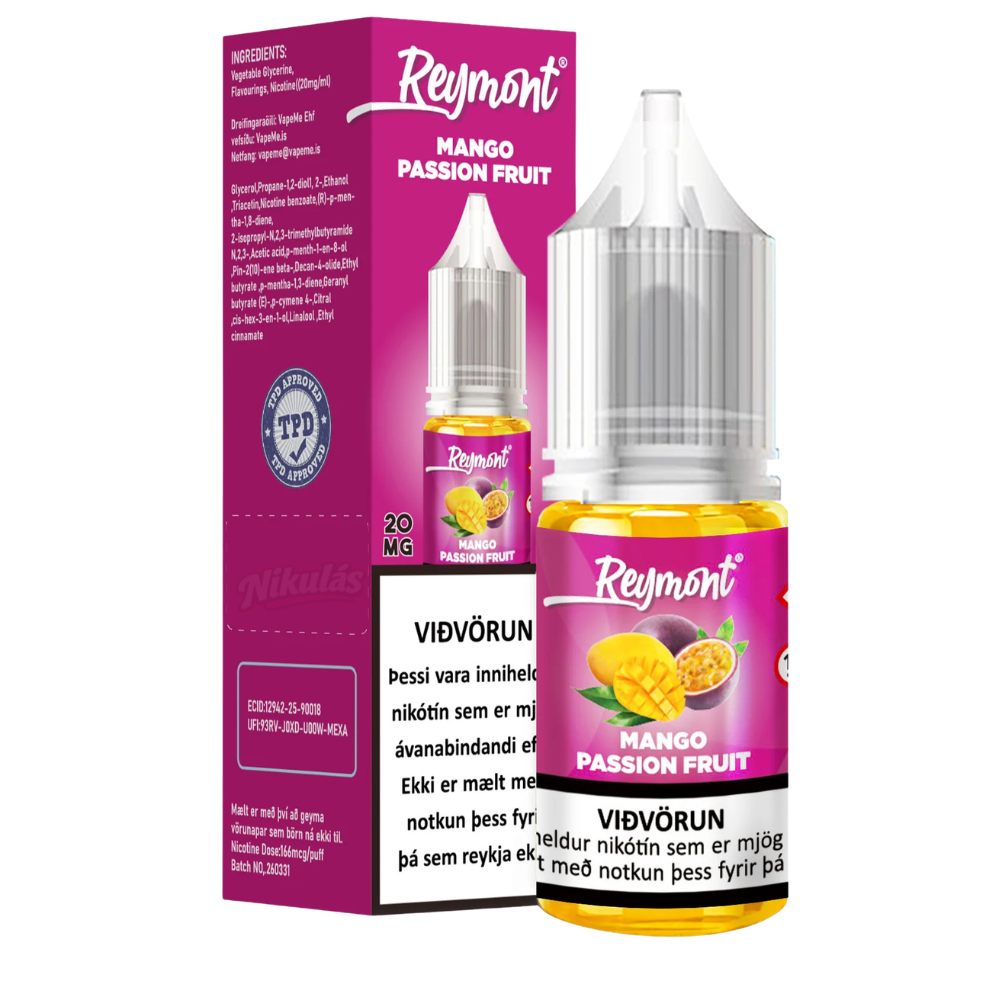 MANGO PASSION FRUITS REYMONT 10ML 20MG NIC SALT