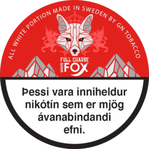 White Fox Full Charge – nikótínpúðar vöru mynd
