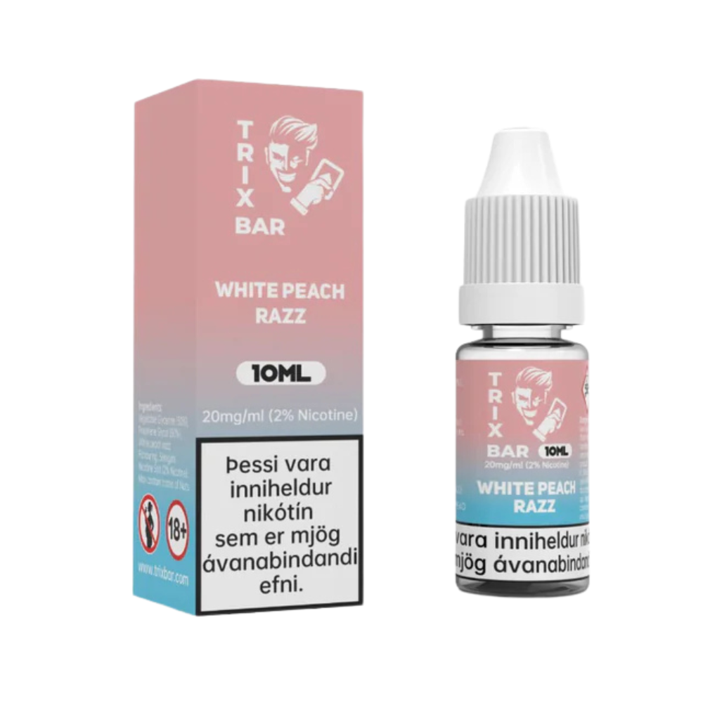 White Peach Razz Trix Salts 10ML – vara vöru mynd