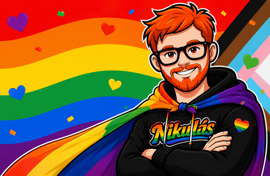 Nikulás fagnar Hinsegin dögum 🌈❤️