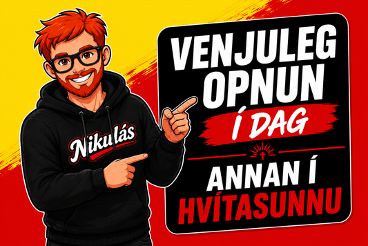 Opið á öðrum í hvítasunnu 🔥