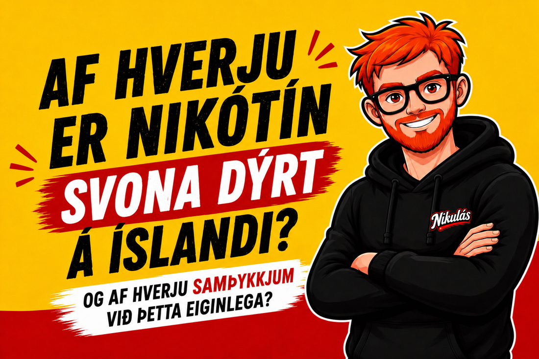 Af hverju er nikótín svona dýrt á Íslandi? 👀
