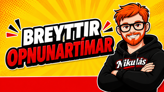 Breyttir opnunartímar ⏰
