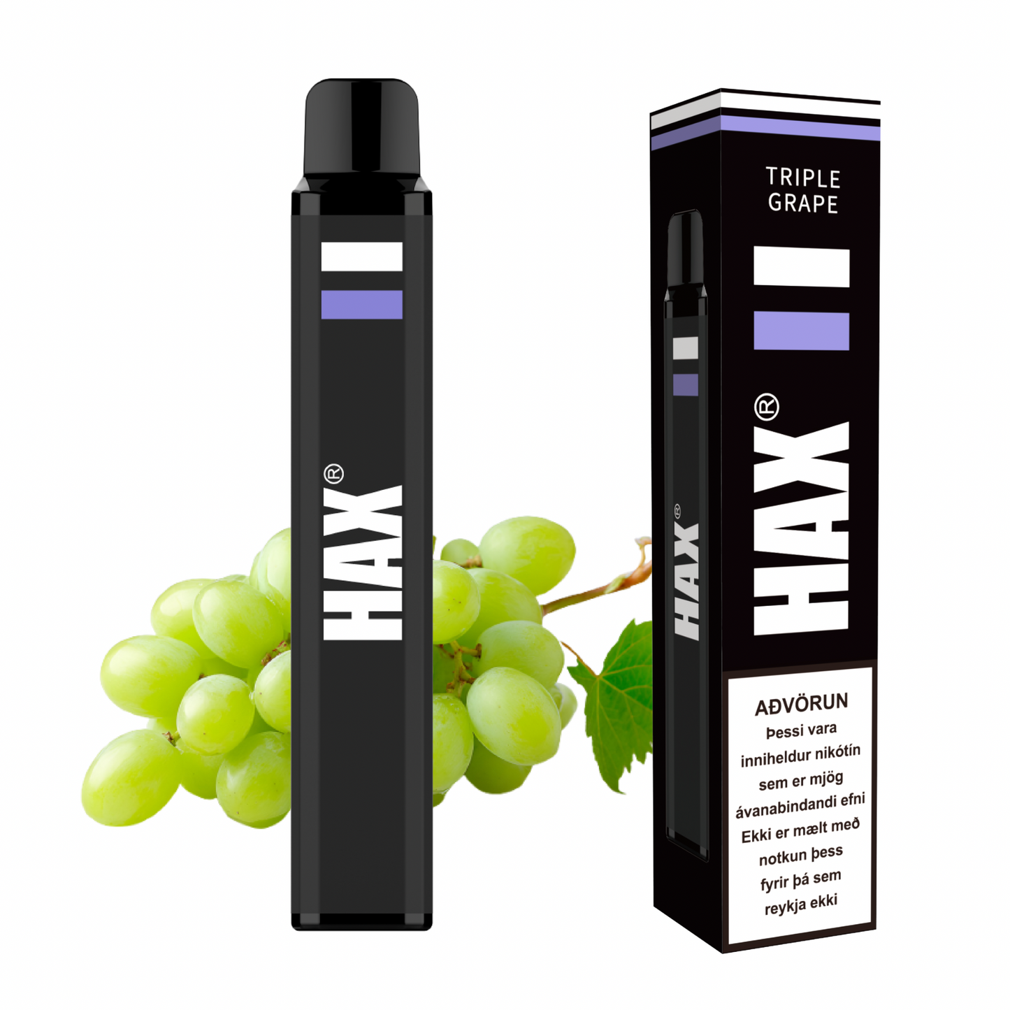 Triple Grape HAX 800 Puffs🍇 – rafretta og vape búnaður vöru mynd