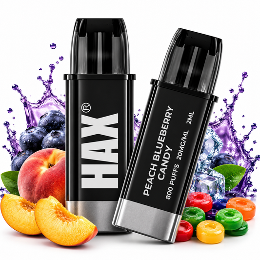 PEACH BLUEBERRY CANDY CB800 PUFFS (2X ÁFYLLINGAR)
