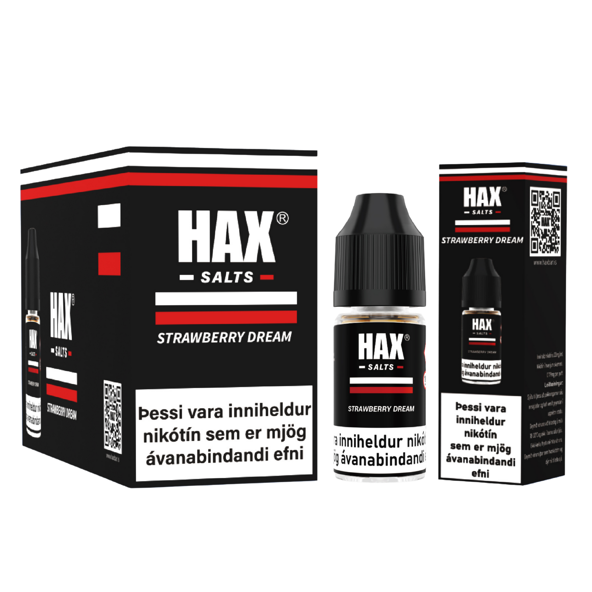 Strawberry Dream - HAX 10ML Vökvi – vape vökvi vöru mynd