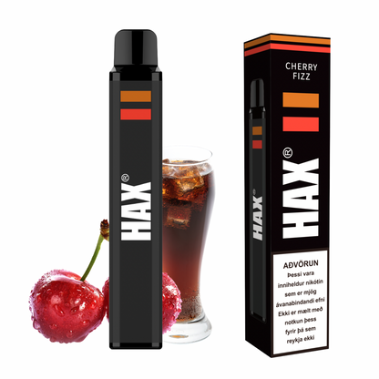 Cherry Fizz HAX 800 Puffs 🍒🥤 – rafretta og vape búnaður vöru mynd