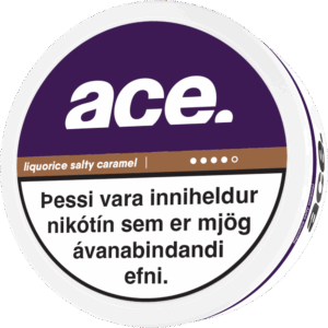 Ace Liquorice Salty Caramel frá Ace X – nikótínpúðar vöru mynd