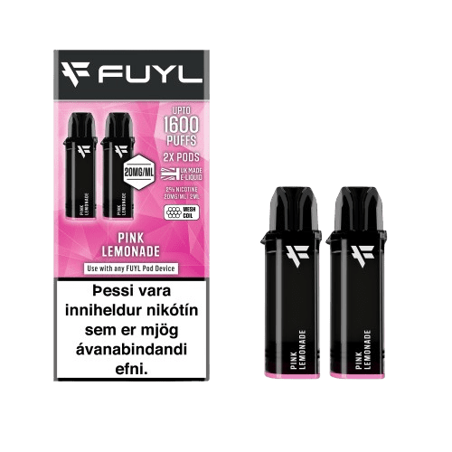 Fuyl 2x Áfylling Pink Lemonade – vara vöru mynd