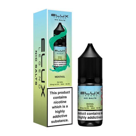 Menthol Elux Nic Salts 10ML – vara vöru mynd