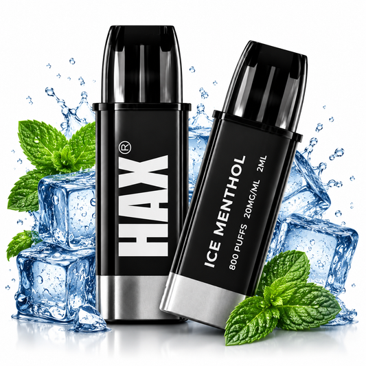 ICE MENTHOL CB800 PUFFS (2X ÁFYLLINGAR)