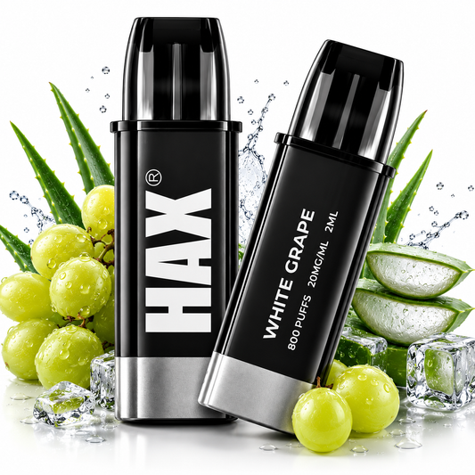 WHITE GRAPE CB800 PUFFS (2X ÁFYLLINGAR)