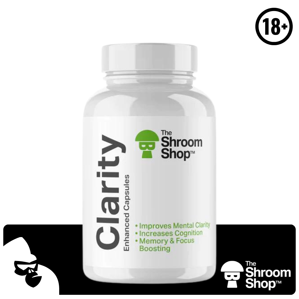 Clarity Mushroom Capsules frá The Shroom Shop – vara vöru mynd