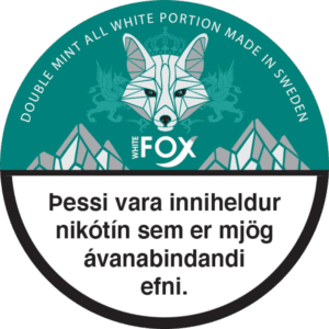 White Fox Double Mint – nikótínpúðar vöru mynd