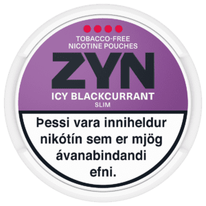 ZYN Icy Blackcurrant #4 – nikótínpúðar vöru mynd