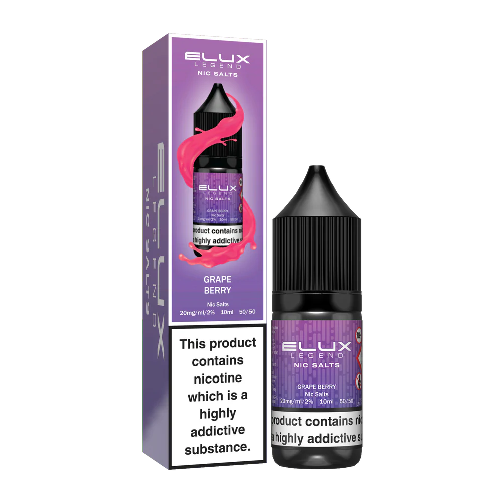 Grape Berry Elux Nic Salts 10ML – vara vöru mynd