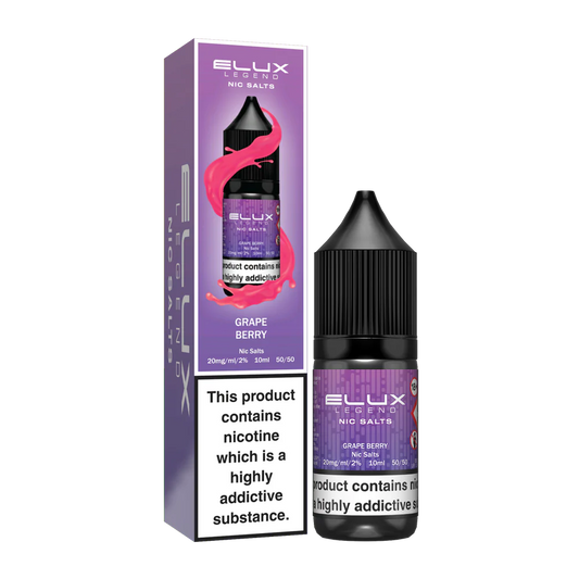 Grape Berry Elux Nic Salts 10ML – vara vöru mynd