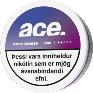 Ace Berry Breeze Low – nikótínpúðar vöru mynd