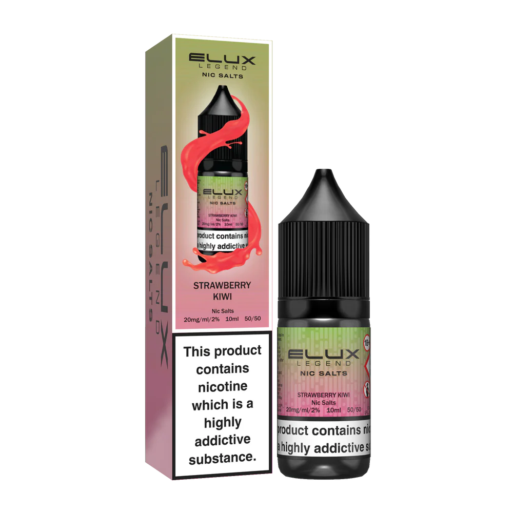 Strawberry Kiwi Elux Nic Salts 10ML – rúllupappír vöru mynd