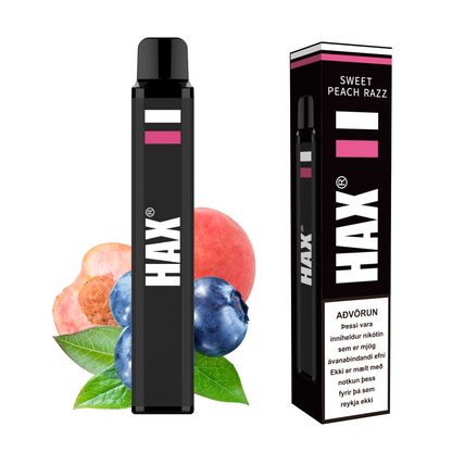Sweet Peach Razz HAX 800 Puffs 🍑🫐 – rafretta og vape búnaður vöru mynd