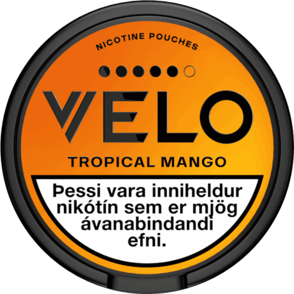 VELO Tropical Mango ••••• – nikótínpúðar vöru mynd